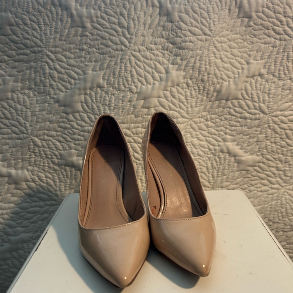 Cute Nude Pointed Toe Heels for Women